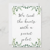 Neuvermählte - Bekanntmachungen Einladung (Vorderseite)