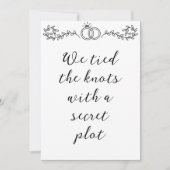 Neuvermählte - Bekanntmachungen Einladung (Vorderseite)