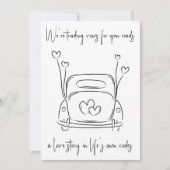 Neuvermählte - Bekanntmachungen Einladung (Vorderseite)