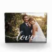 Neuvermählte Liebe Keepake Wedding Foto Custom (Vorderseite)