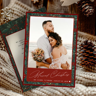Neuvermählte Weihnachten elegant Herr und Frau 