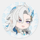 Neuvillette Aufkleber Genshin Impact (Vorderseite)