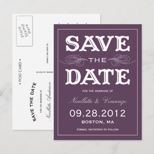 NEUVINTAG | Ankündigung Datum freihalten (Vorne/Hinten)