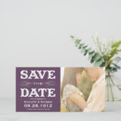 NEUVINTAG | SAVE THE DATE FOTOKARTE (Stehend Vorderseite)