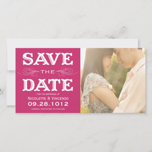 NEUVINTAG | SAVE THE DATE FOTOKARTE (Vorderseite)