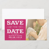 NEUVINTAG | SAVE THE DATE FOTOKARTE (Vorne/Hinten)