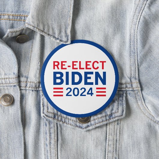 Neuwahl Biden 2024 Button (Beispiel)