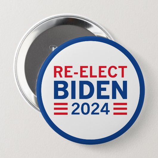Neuwahl Biden 2024 Button (Vorne & Hinten)