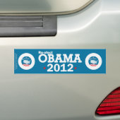 Neuwahl Obama 2012 Autoaufkleber (Auf Auto)