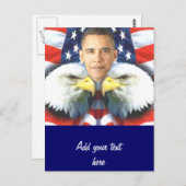 Neuwahl von Barack Obama_ Postkarte (Vorne/Hinten)