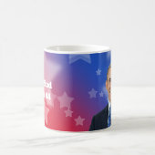 Neuwahl von Präsident Obama Kaffeetasse (Mittel)