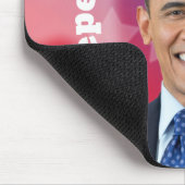 Neuwahl von Präsident Obama Mousepad (Ecke)