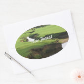 Neuwald Ovaler Aufkleber (Umschlag)