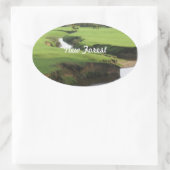 Neuwald Ovaler Aufkleber (Tasche)