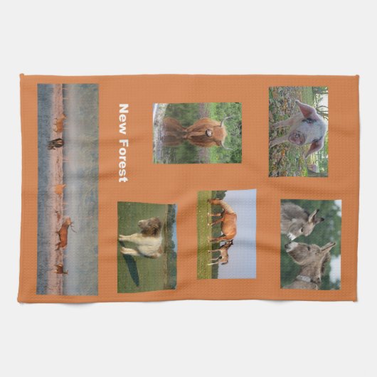 Neuwaldtiere Küchentuch (Horizontal)