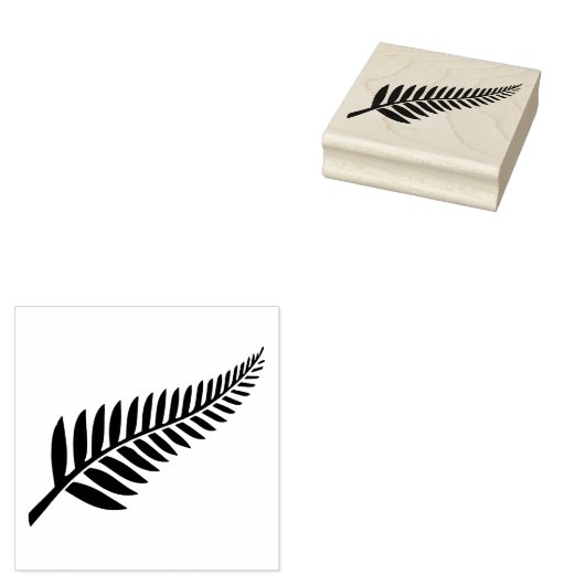 NEUZEALAND FERN RUBBER BRIEFMARKE GUMMISTEMPEL (Stempel)