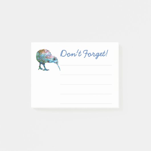 NEUZEALAND KIWI PAUA POST-IT NOTES KLEBEZETTEL (Vorderseite)