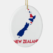 NEUZEALAND MAP KERAMIKORNAMENT (Rechts)