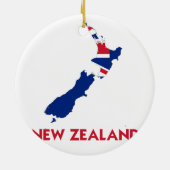 NEUZEALAND MAP KERAMIKORNAMENT (Hinten)