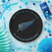 NEUZEALAND PAUA FERN ZOLLBAR PAPPTELLER (Party)