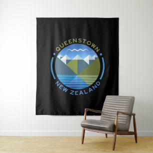 NEUZEALAND-QUEENSTOWN-TAPESTRIE WANDTEPPICH
