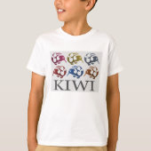 NEUZEALAND-Vogelgeflügel KIWI-Shirt T-Shirt (Vorderseite)
