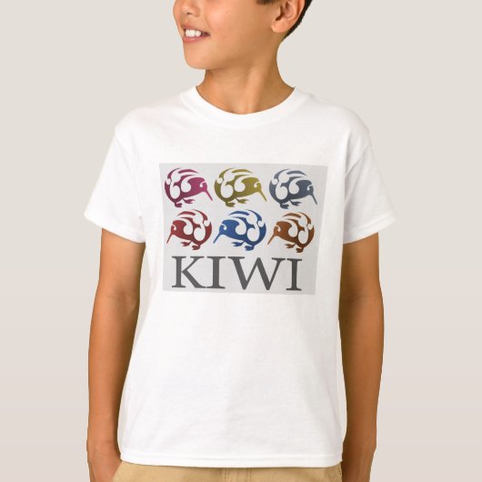 NEUZEALAND-Vogelgeflügel KIWI-Shirt T-Shirt (Vorderseite)