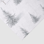 Neuzeitlicher Pinienwald Weihnachten Winter Seidenpapier (Detail)