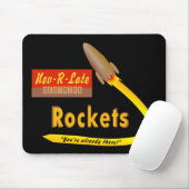 Nev-R-Late Neutrino Rockets - mousepad (Mit Mouse)