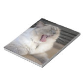 Neva Masquerade Katze gräbt Notizblock (Rotiert)