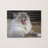 Neva Masquerade Katze gräbt Puzzle (Horizontal)