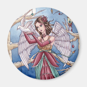 Neva - Weihnachtsengels-Magnet Magnet