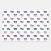 Nevada, 50 Staaten, Liberty Bell Geschenkpapier Set (Vorderseite)