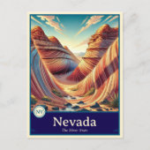 Nevada | Anime Style Cel Schattenkarte Postkarte (Vorderseite)