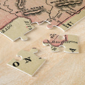 Nevada Antike Karte Staat Las Vegas Puzzle (Seite)