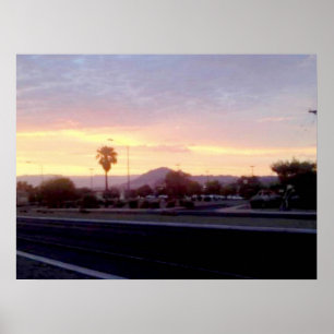 Nevada bei Sonnenuntergang Poster