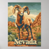 Nevada Bighorn Sheep Poster (Vorne)