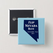 Nevada Blue im Jahr 2024 gedreht Button (Vorne & Hinten)