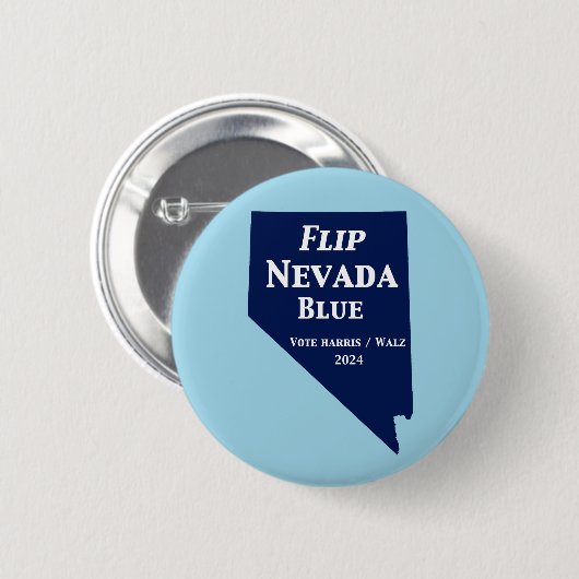 Nevada Blue im Jahr 2024 gedreht Button (Vorne & Hinten)