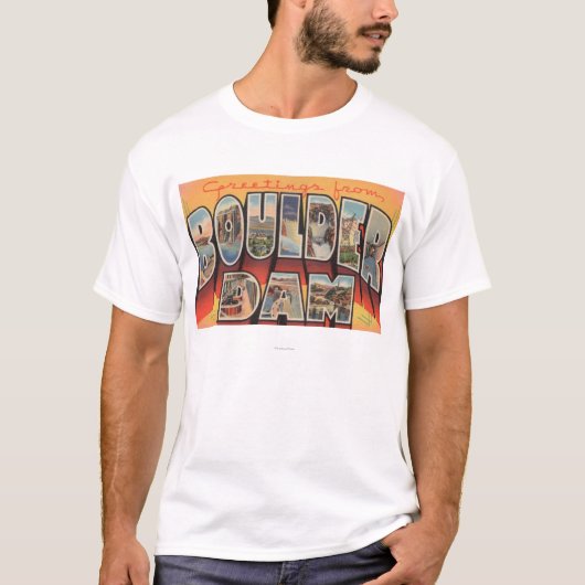 Nevada- - Boulder-Verdammung - große T-Shirt (Vorderseite)