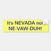 Nevada bumbersticker autoaufkleber (Vorne)