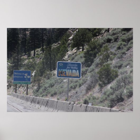 Nevada-Cailforinia Poster (Vorne)