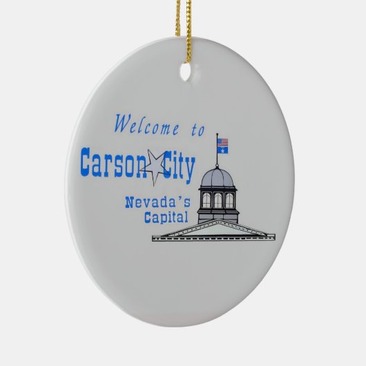 NEVADA Carson City Keramikornament (Rechts)