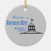 NEVADA Carson City Keramikornament (Vorne)