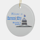 NEVADA Carson City Keramikornament (Links)