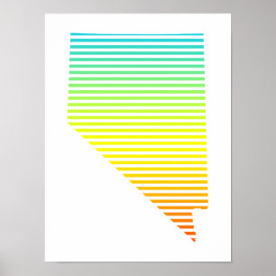 Nevada Chill Fade Poster