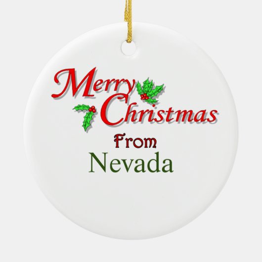 Nevada Christmas Tree Ornament (Hinten)