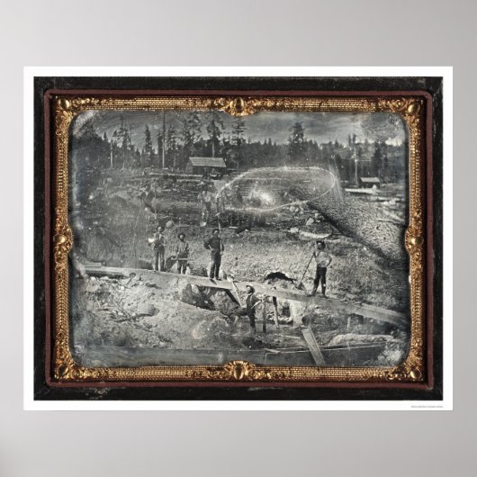 Nevada City, 1852 von Joseph Blaney Starkweath Poster (Vorne)