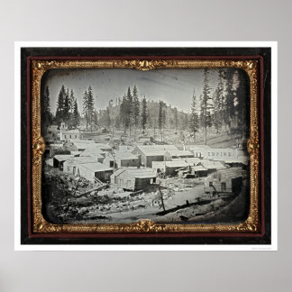 Nevada City, 1852 von Joseph Blaney Starkweather Poster