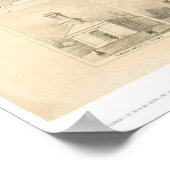 Nevada City, CA. Panoramic Map 1856 (1184A) Poster (Ecke)